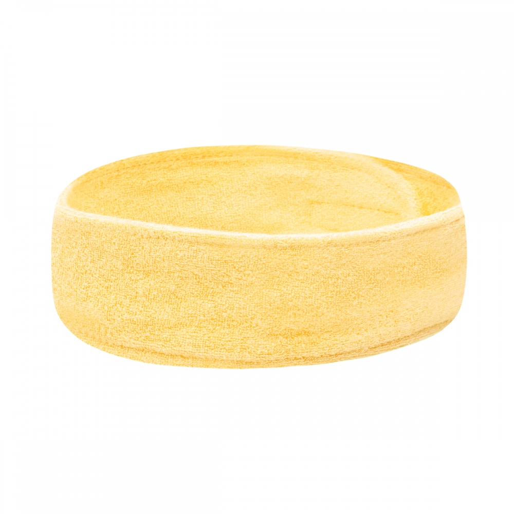 Opaska frotte żółta (100361)