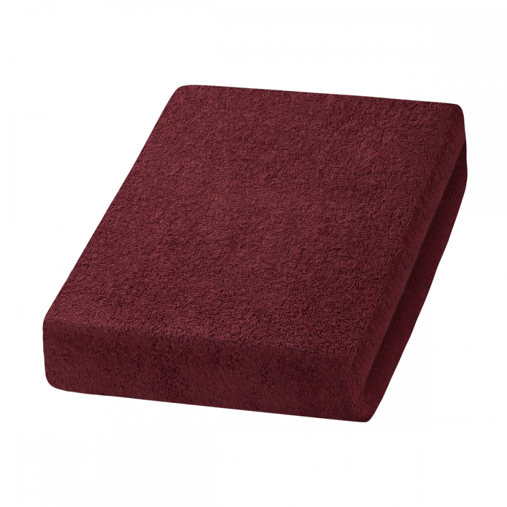 Prześcieradło frotte brązowe (100402)