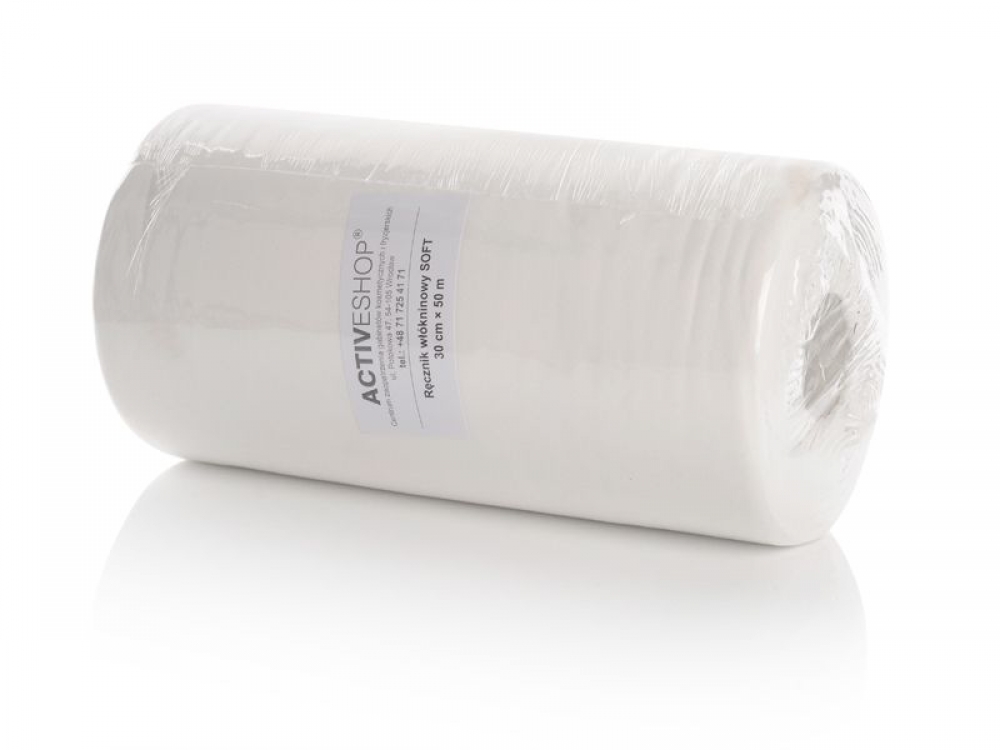 Jednorazowe ręczniki włókninowe rolka 30 cm x 50 m (105141)