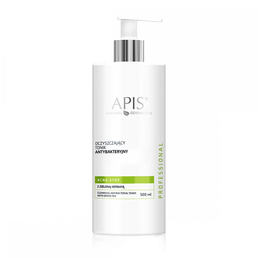 Apis acne-stop oczyszczający tonik antybakt. z zieloną herbatą 500 ml (105373)