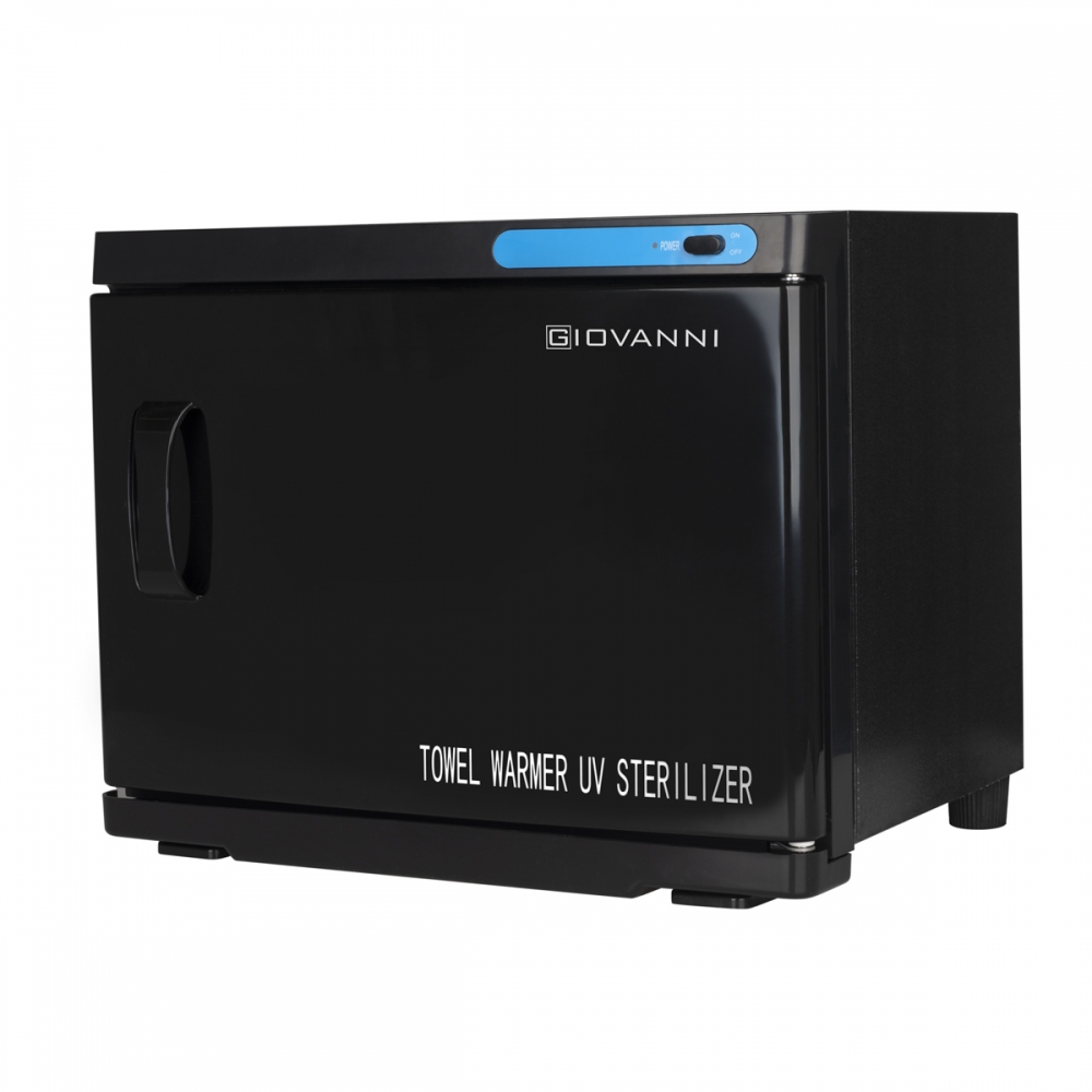 Podgrzewacz do ręcznikow ze sterylizatorem UV-C 23 L czarny  (130978)