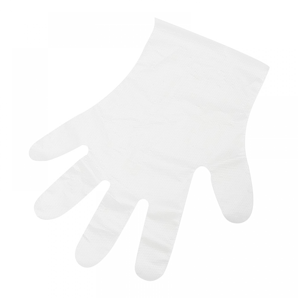 Jednorazowe rękawice foliowe 100 szt. 6 g 26 x 24 standard  (131184)