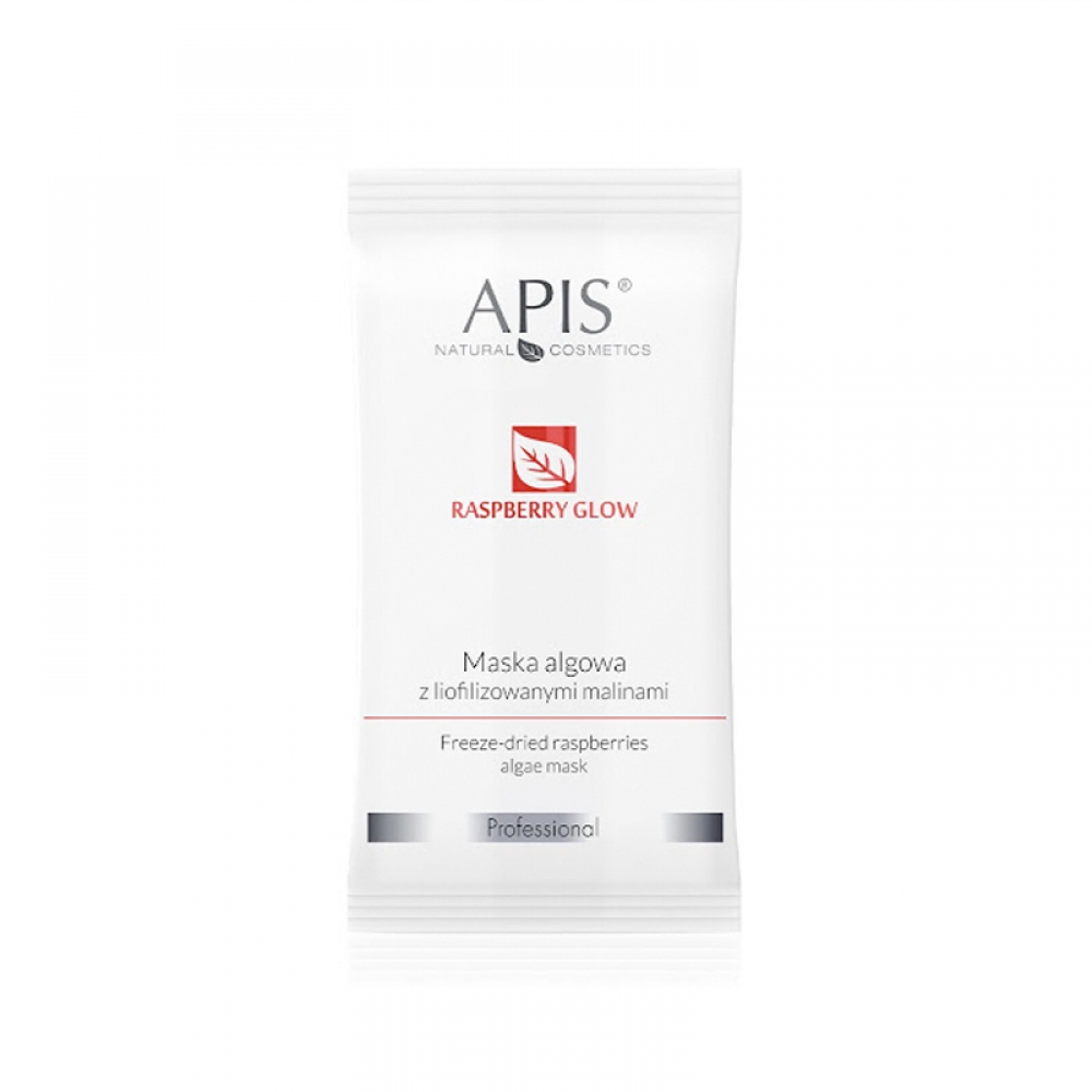 Apis raspberry glow, maska algowa z liofilizowanymi malinam 20 g (131772)