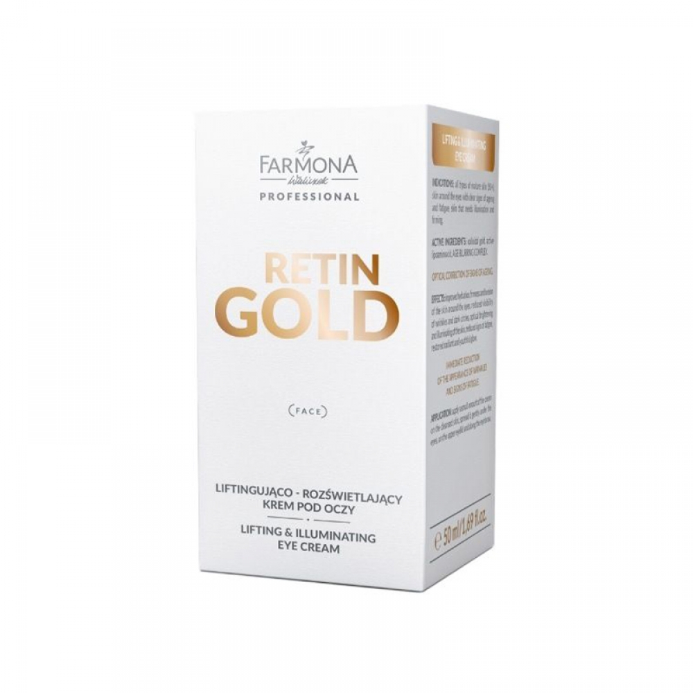 Farmona retin gold liftingujaco-rozświetlający krem pod oczy 50 ml (133583)