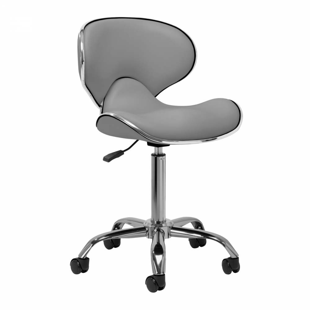 Gabbiano taboret kosmetyczny Q-4599 szary (130597)