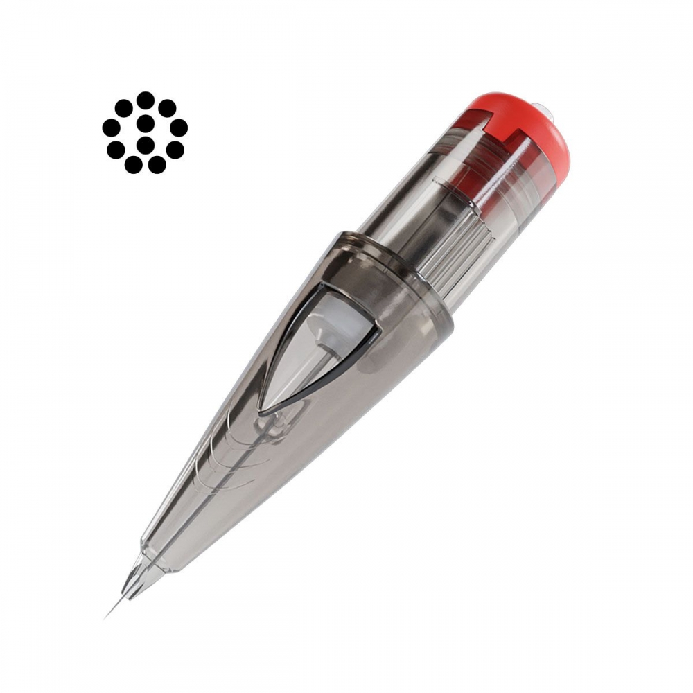 Cartridge do tatuażu El Cartel 0.25 11RS Shader 10 szt. (134227)