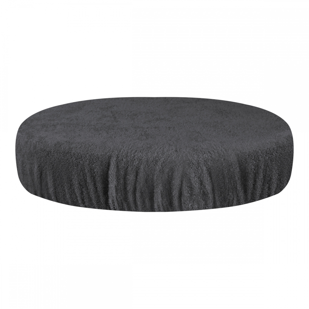 Pokrowiec frotte na taboret grafit (142984)