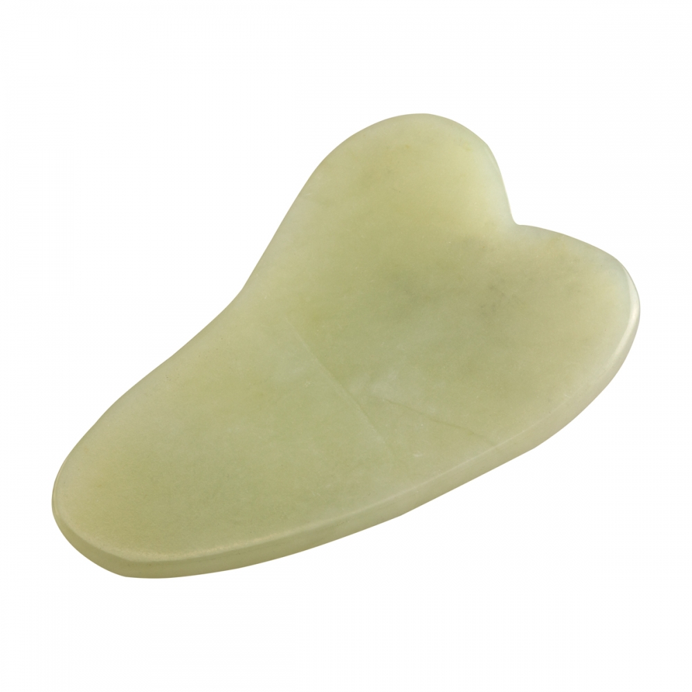 Kamień jadeitowy do masażu twarzy Gua Sha (138237)