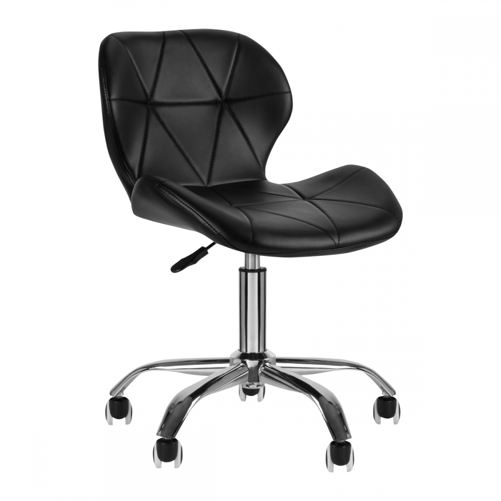 Taboret kosmetyczny QS-06 czarny (141200)