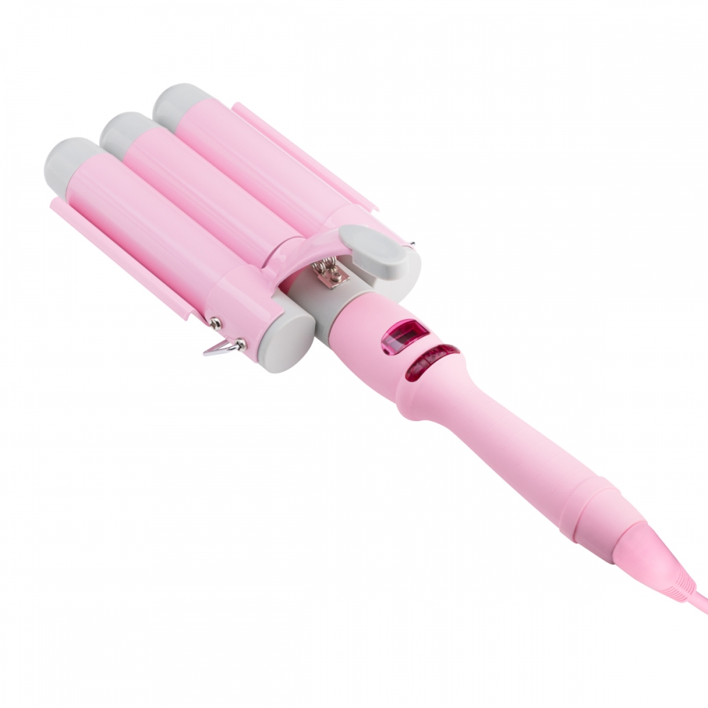 KESSNER Falownica do włosów Trio XL różowa K-222 (138345)