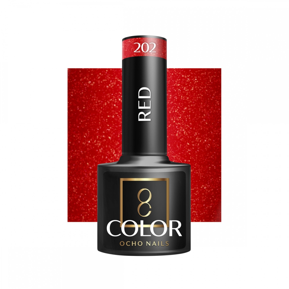 OCHO NAILS Lakier hybrydowy red 202 -5 g (147368)