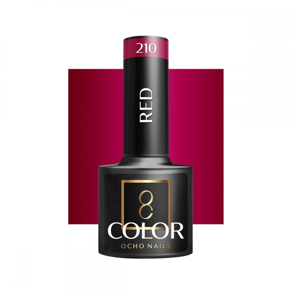 OCHO NAILS Lakier hybrydowy red 210 -5 g (147376)