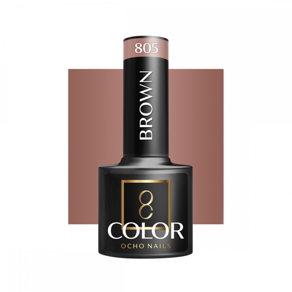 OCHO NAILS Lakier hybrydowy brown 805 -5 g (147444)