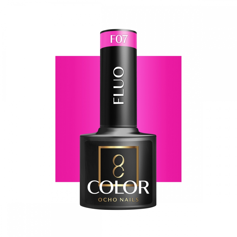 OCHO NAILS Lakier hybrydowy fluo F07 -5 g (147477)