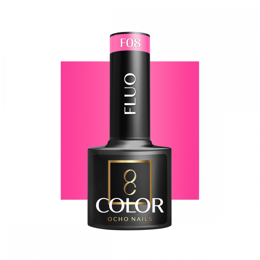 OCHO NAILS Lakier hybrydowy fluo F08 -5 g (147478)