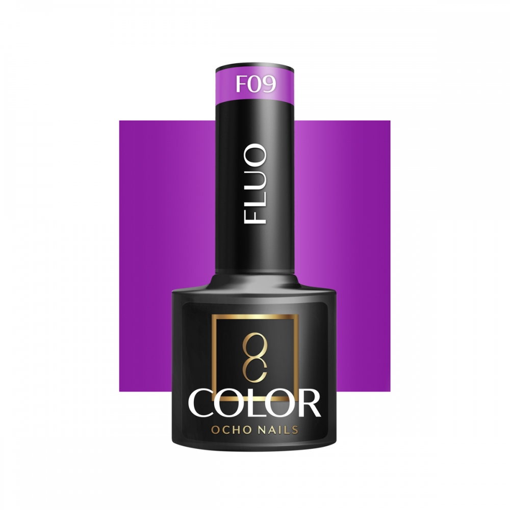 OCHO NAILS Lakier hybrydowy fluo F09 -5 g (147479)