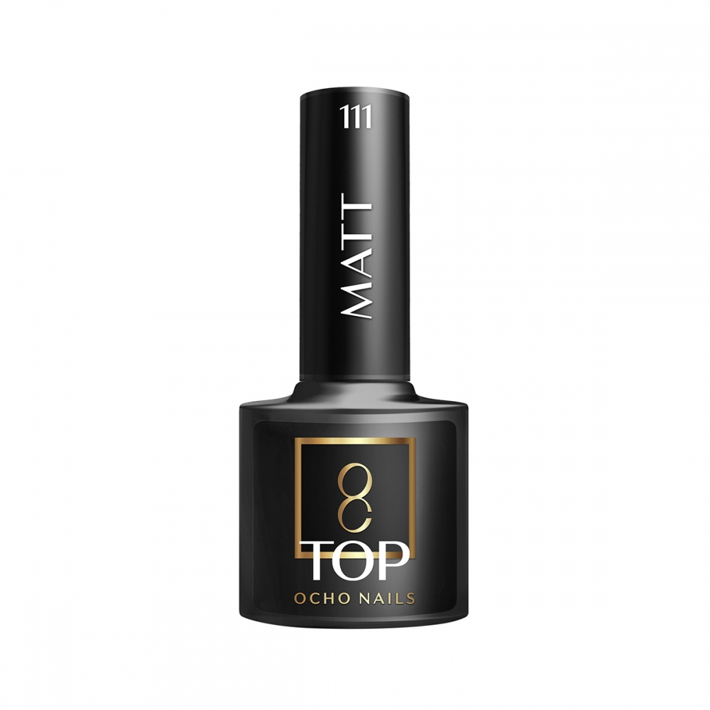 OCHO NAILS Top hybrydowy Matt no wipe 111 -5 g (147516)