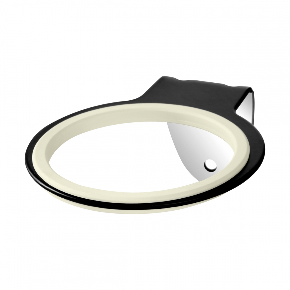 Uchwyt naścienny na suszarkę do włosów Q96 czarny (147563)