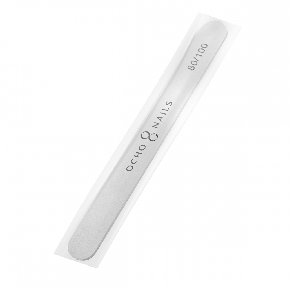 Ocho Nails pilnik prosty 80/100 1 szt. safe pack (150161)