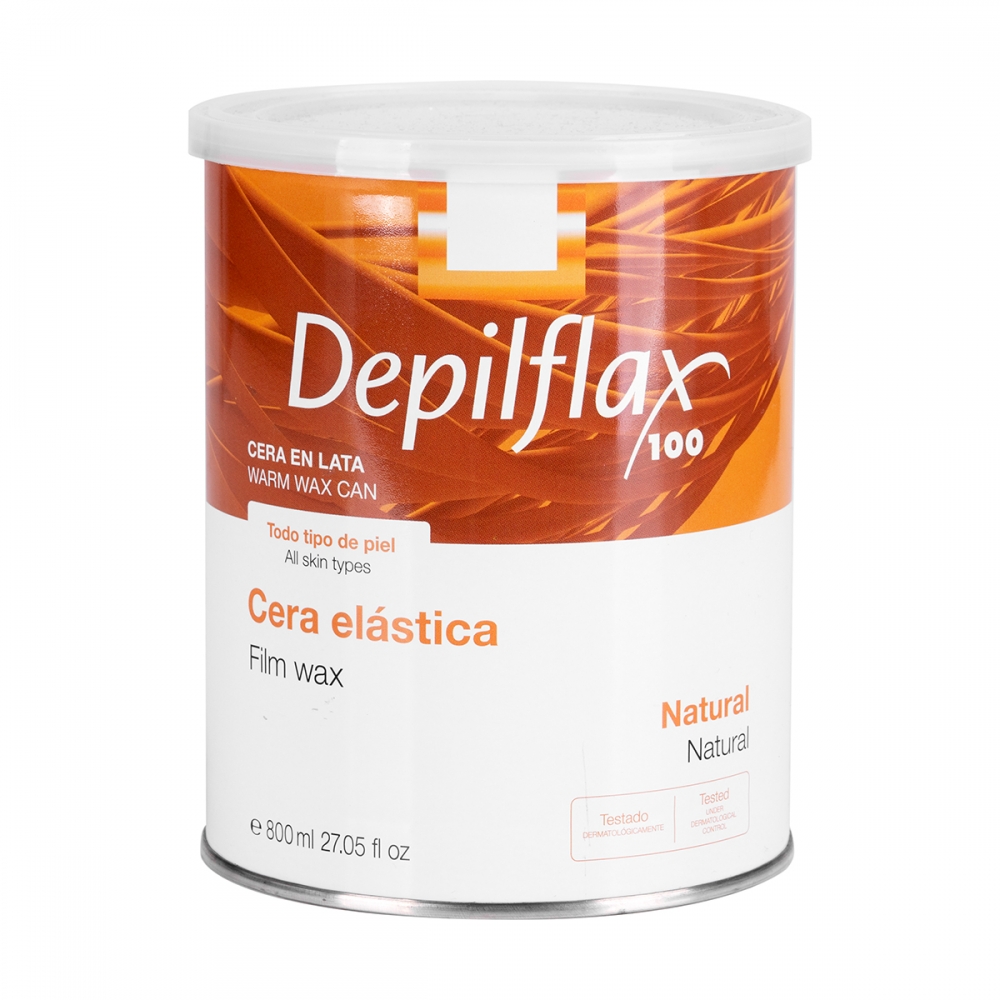 Depilflax wosk do depilacji puszka natural 800 ml FILM WAX (150899)