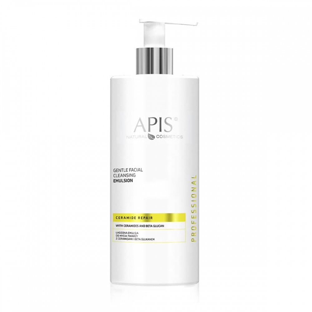 Apis CERAMIDE REPAIR Łagodna emulsja do mycia twarzy z ceramidami i beta glukanem 500 ml (152214)