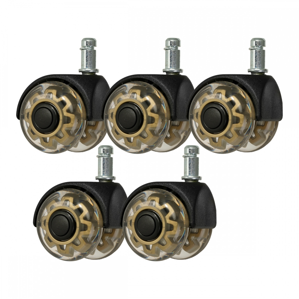 Kółko do taboretu Roll Speed Duo na wcisk zestaw 5 sztuk (150184)