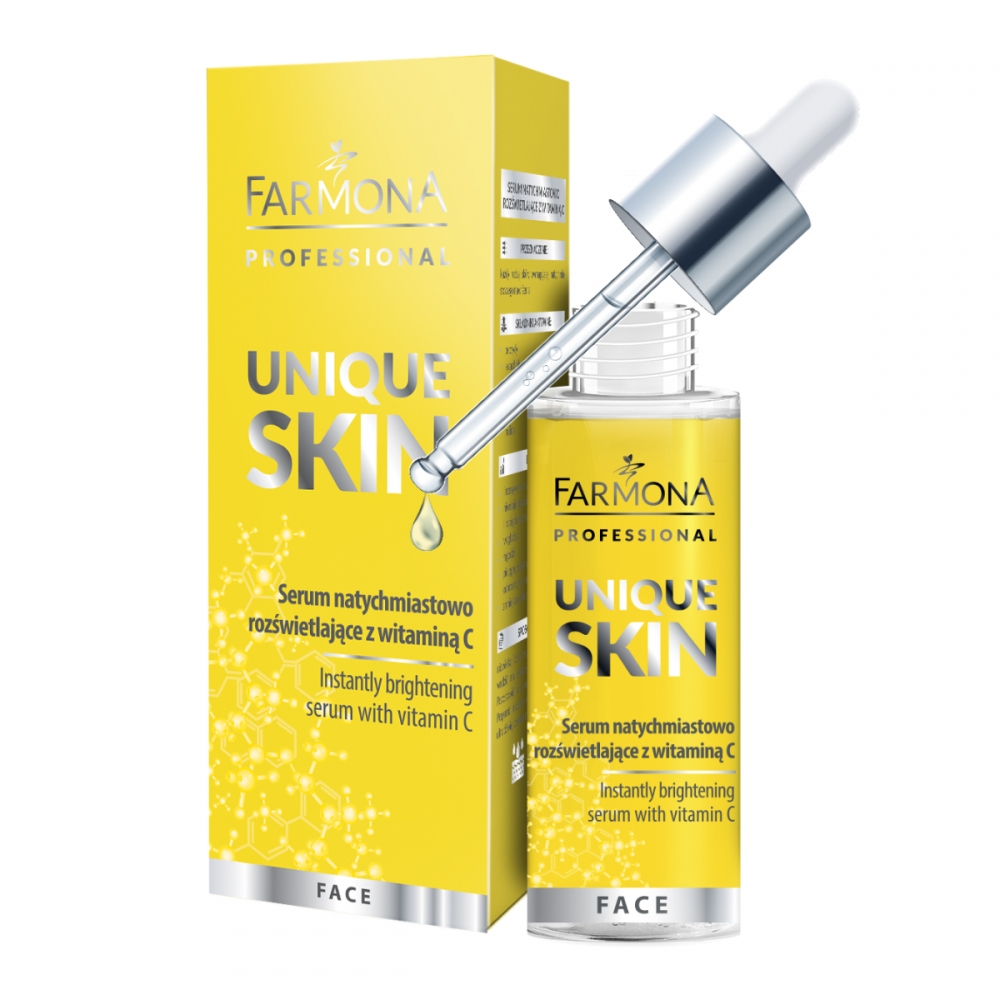 Farmona UNIQUE SKIN Serum natychmiastowo rozświetlający z witaminą C 30 ml (155414)