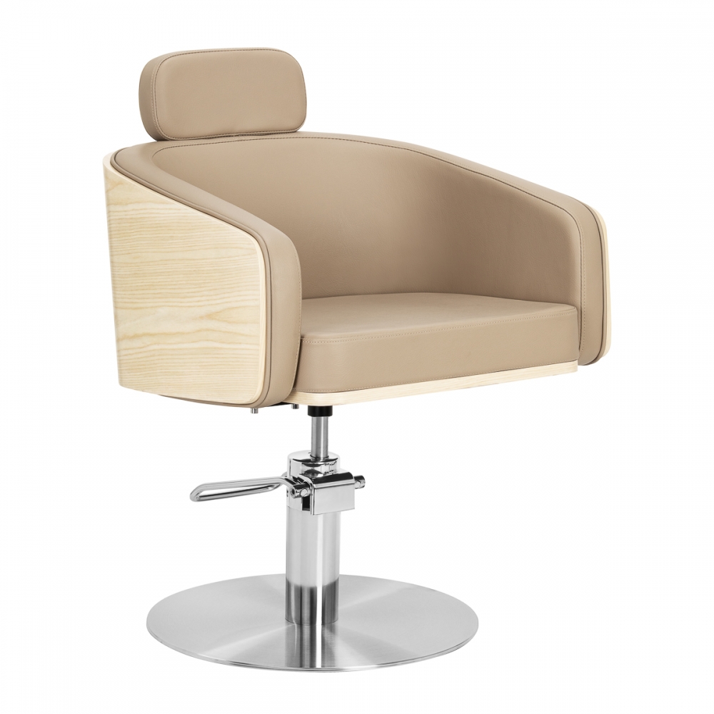 Gabbiano fotel fryzjerski Wratislavia beżowy  (155758)