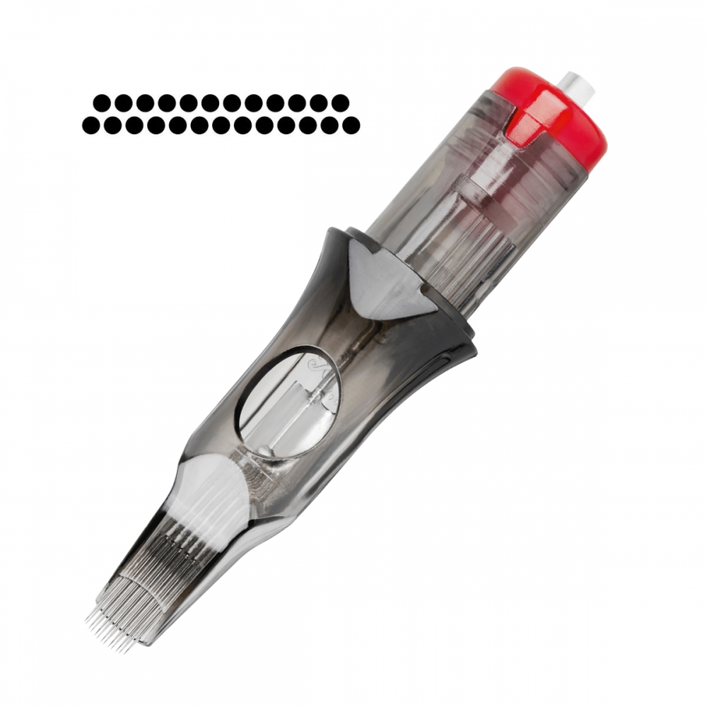 Cartridge do tatuażu El Cartel V2 - 0.30 25RM MediumTaper 10szt. (155668)