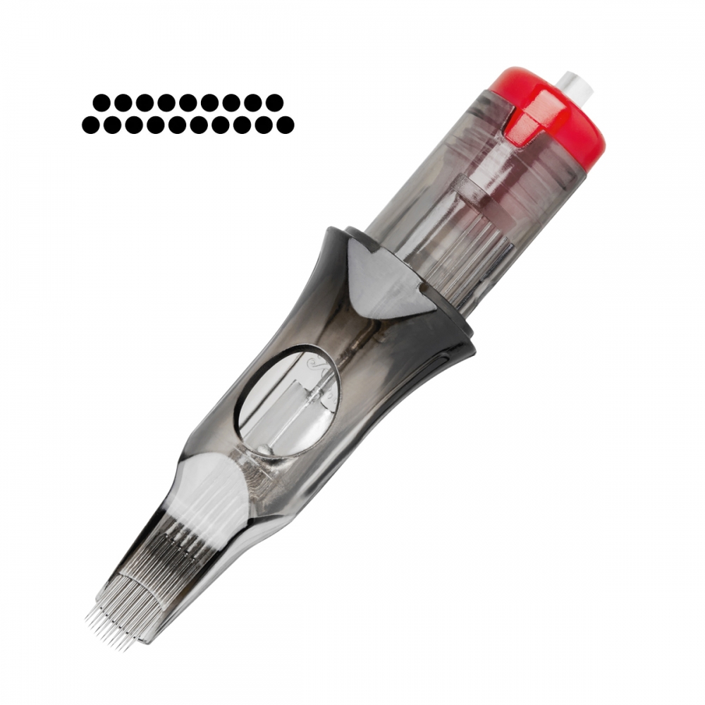 Cartridge do tatuażu El Cartel V2 - 0.35 19RM LongTaper 10szt. (155671)