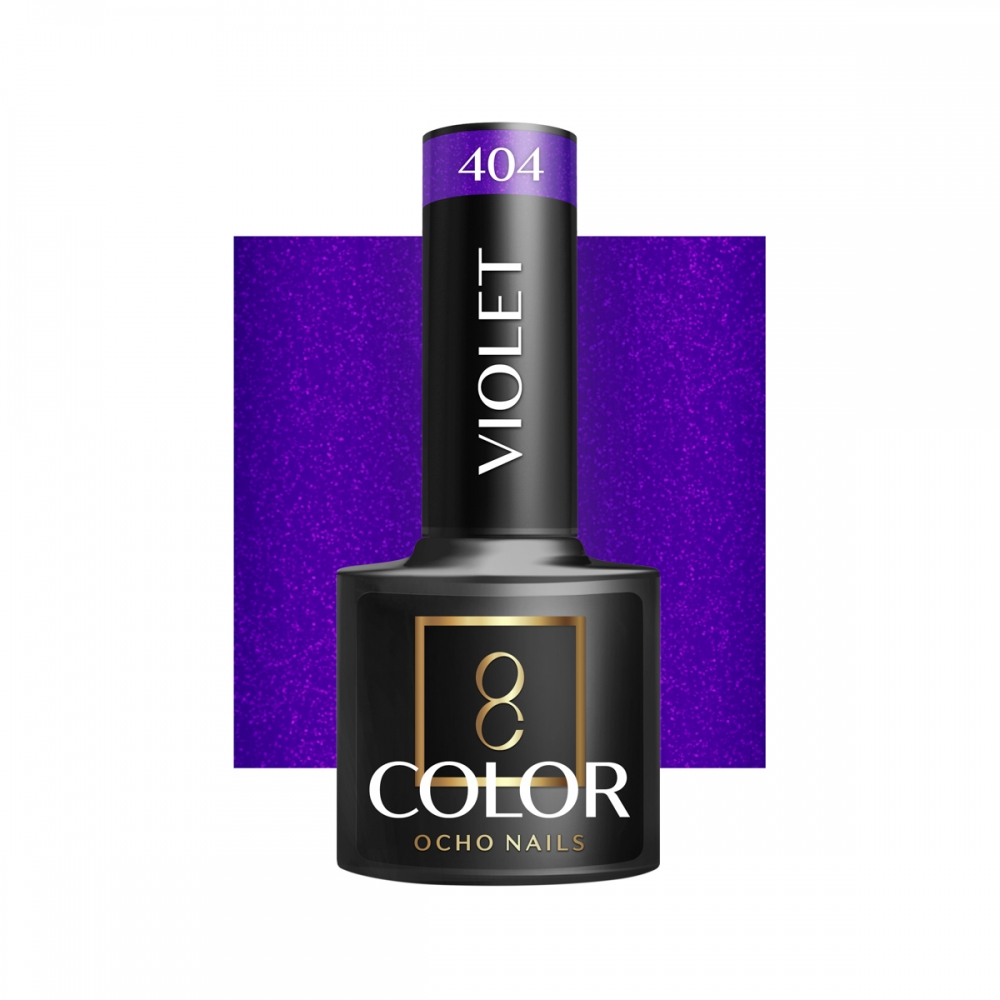 OCHO NAILS Lakier hybrydowy violet 404 -5 g (147402)