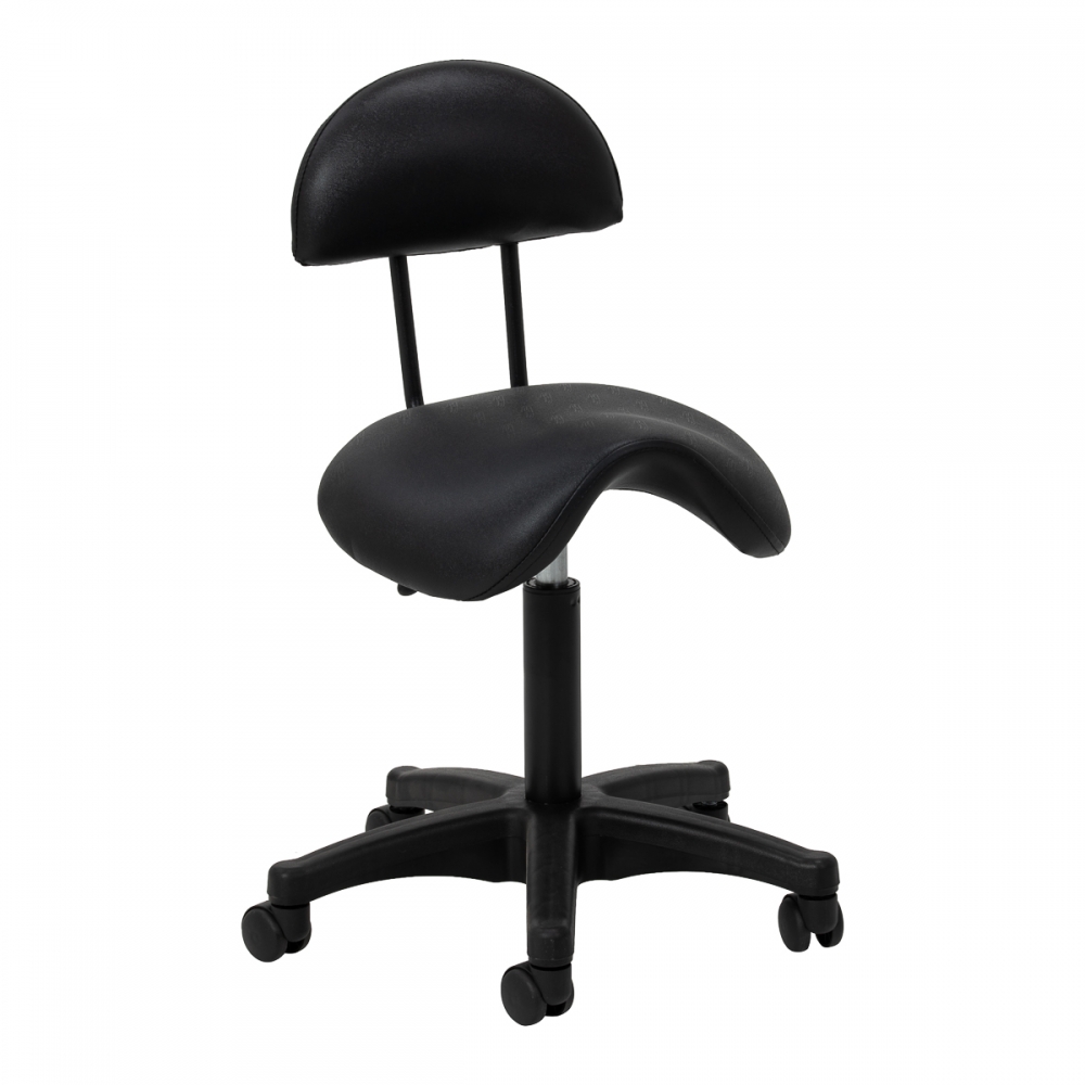 Taboret kosmetyczny 6001B czarny (155811)