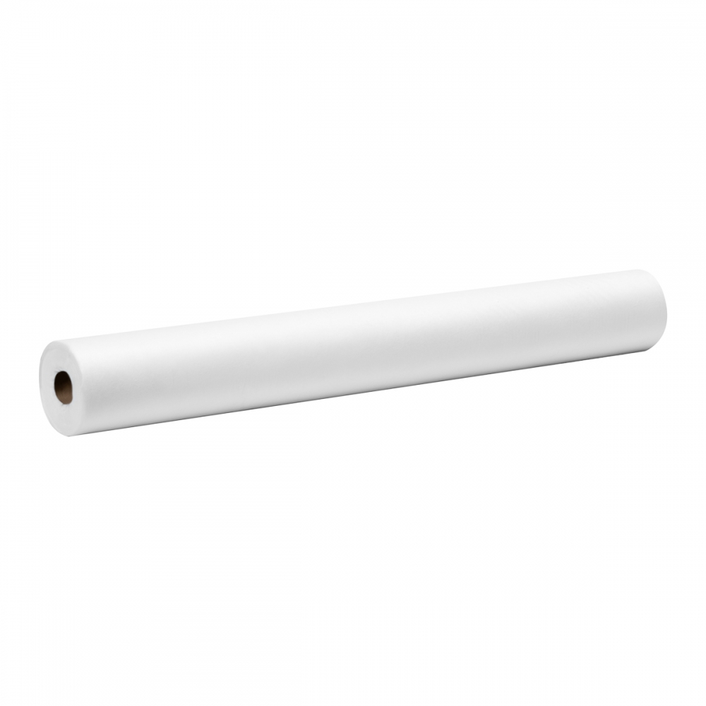 Jednorazowy podkład medyczny flizelinowy 18g 100cm x 100m biały (156058)