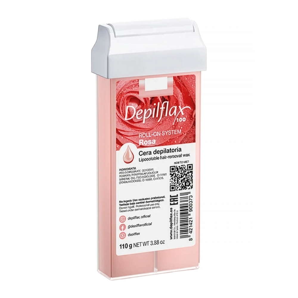 Wosk do depilacji Depilflax 100 Rosa rolka 110 g  (156115)
