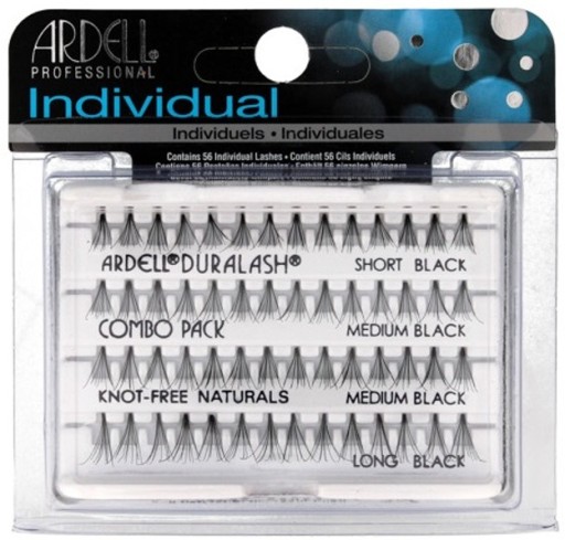 ARDELL LASHES INDIVIDUALS COMBO PACK SZTUCZNE  KĘPKI RZĘS SHORT MEDIUM LONG