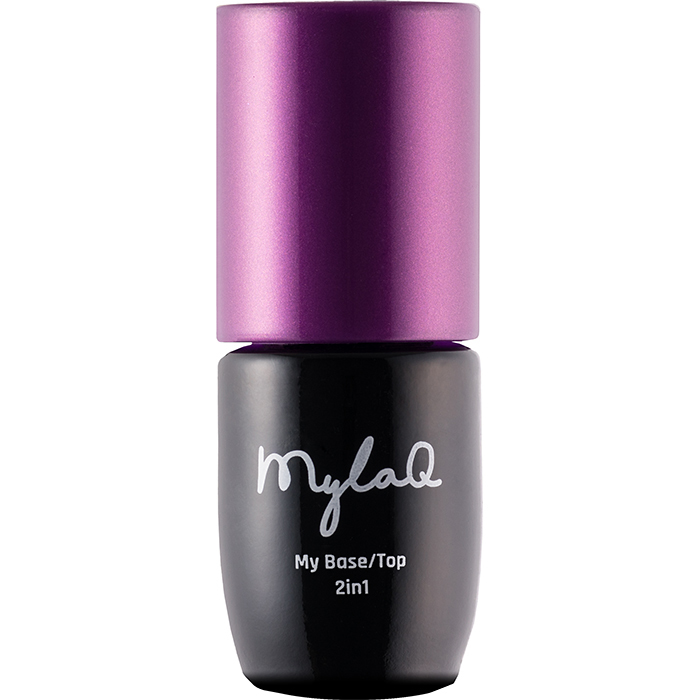 MYLAQ GEL POLISH UV LED BASE/TOP 2IN1 BAZA/TOP DO LAKIERÓW HYBRYDOWYCH 2W1 5ml