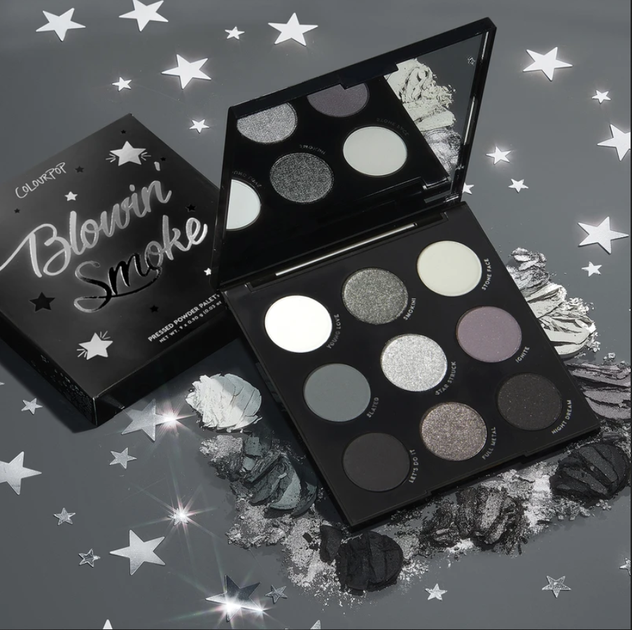 COLOURPOP BLOWIN' SMOKE PALETA CIENI DO POWIEK