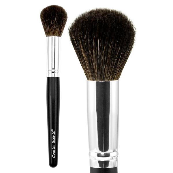 COASTAL SCENTS CLASSIC LARGE POWDER NATURAL BRUSH PĘDZEL DO PUDRU