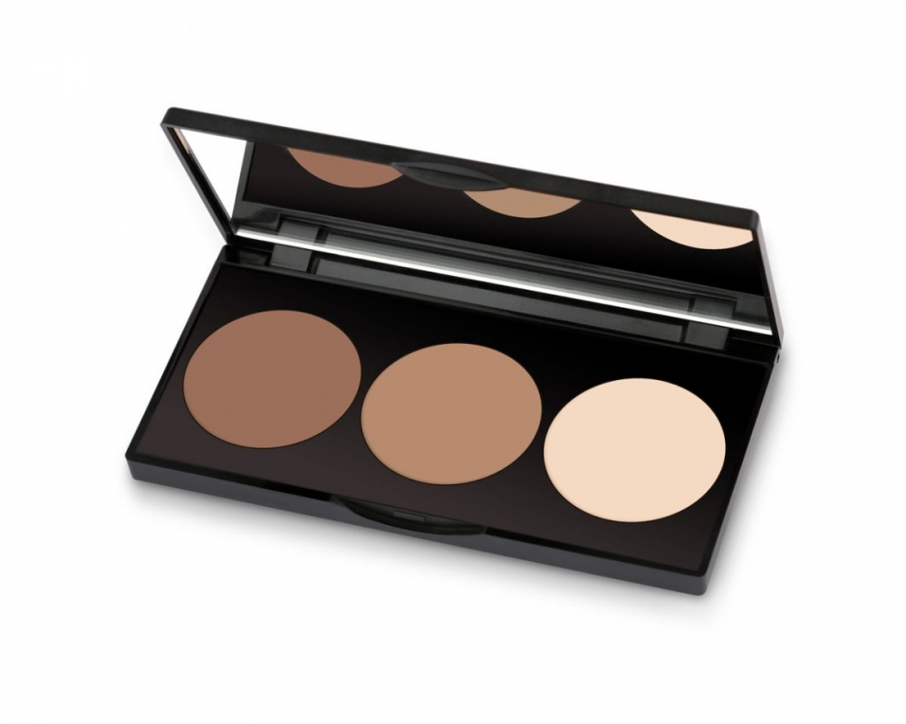 GOLDEN ROSE CONTOUR POWDER KIT PALETA DO KONTUROWANIA TWARZY