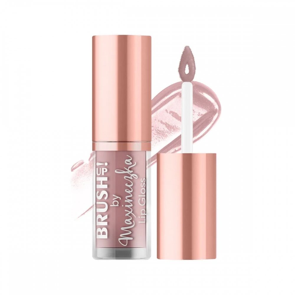 BRUSH UP! BŁYSZCZYK DO UST 02 BEIGE NUDE BY MAXINECZKA 3,8G