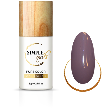 SIMPLE NAILS UV/LED GEL POLISH PURE COLOR LAKIER HYBRYDOWY CACAO