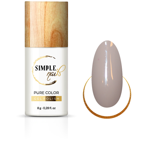 SIMPLE NAILS UV/LED GEL POLISH PURE COLOR LAKIER HYBRYDOWY CAFE LATTE