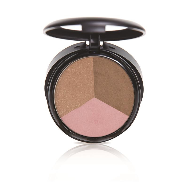 OFRA COSMETICS CALIFORNIA DREAM TRIANGLE KONTUROWANIE RÓŻ BRONZER ROZŚWIETLACZ