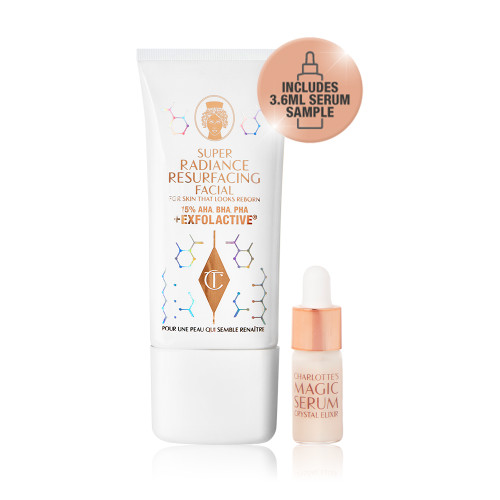 CHARLOTTE TILBURY SUPER RADIANCE RESURFACING FACIAL - KWASOWY ZABIEG ZŁUSZCZAJĄCY 50ML