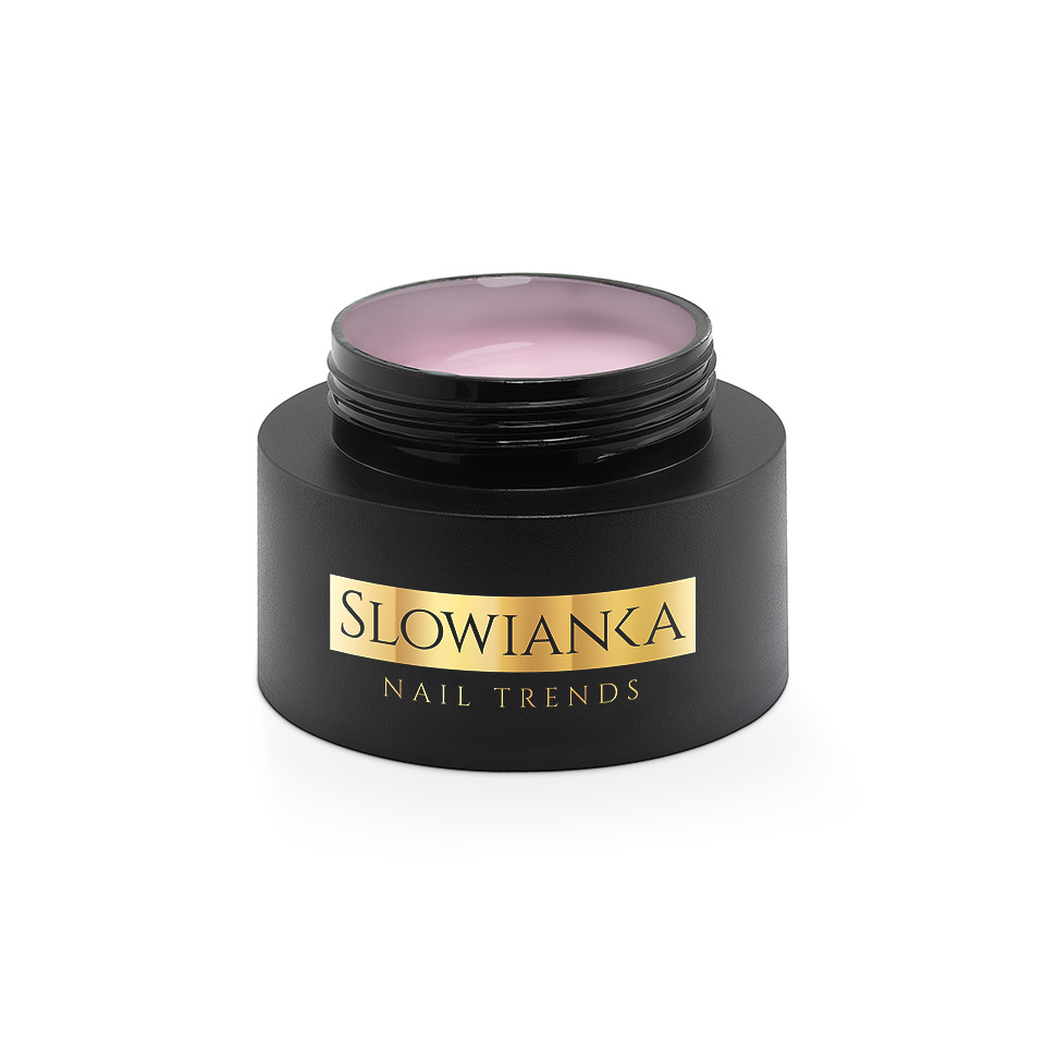 SLOWIANKA BUILDER UV LED GEL COMBI ROSE HALF COVER IDEAL TIXOTROPIC