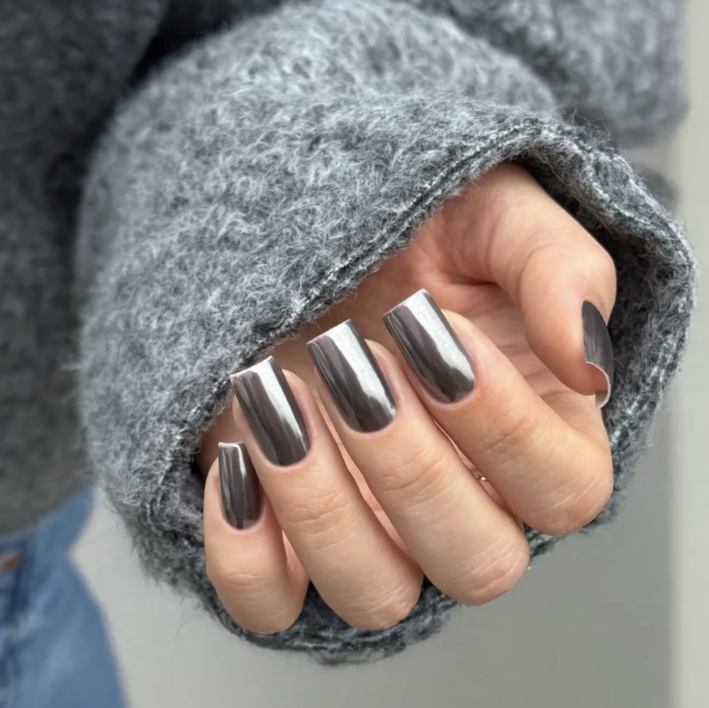 JULIA NESSA PYŁEK DO PAZNOKCI DARK CHROME POWDER