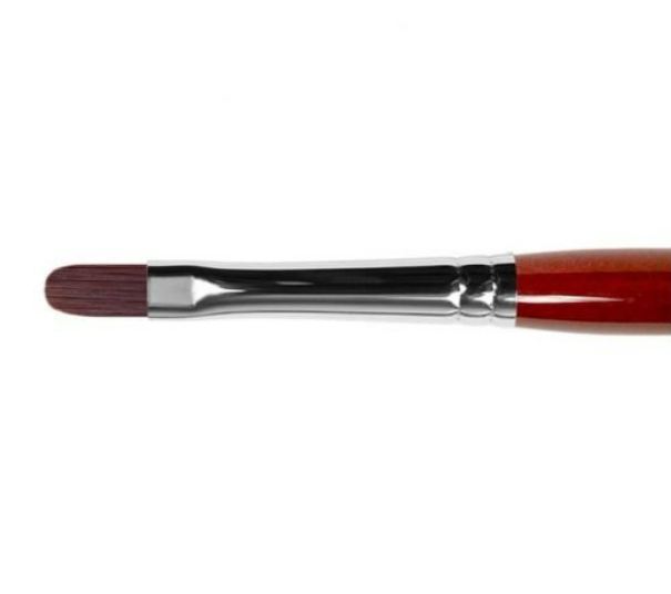 ROUBLOFF RUSSIAN BRUSHES DCR33R - OWALNY PĘDZEL SYNTETYCZNY DO ŻELU 