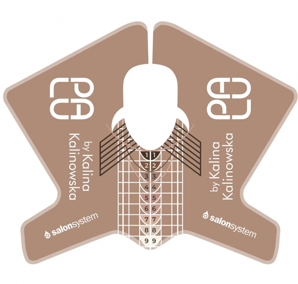 PALU SZABLONY DO PRZEDŁUŻANIA PAZNOKCI BY KALINA KALINOWSKA 100szt.