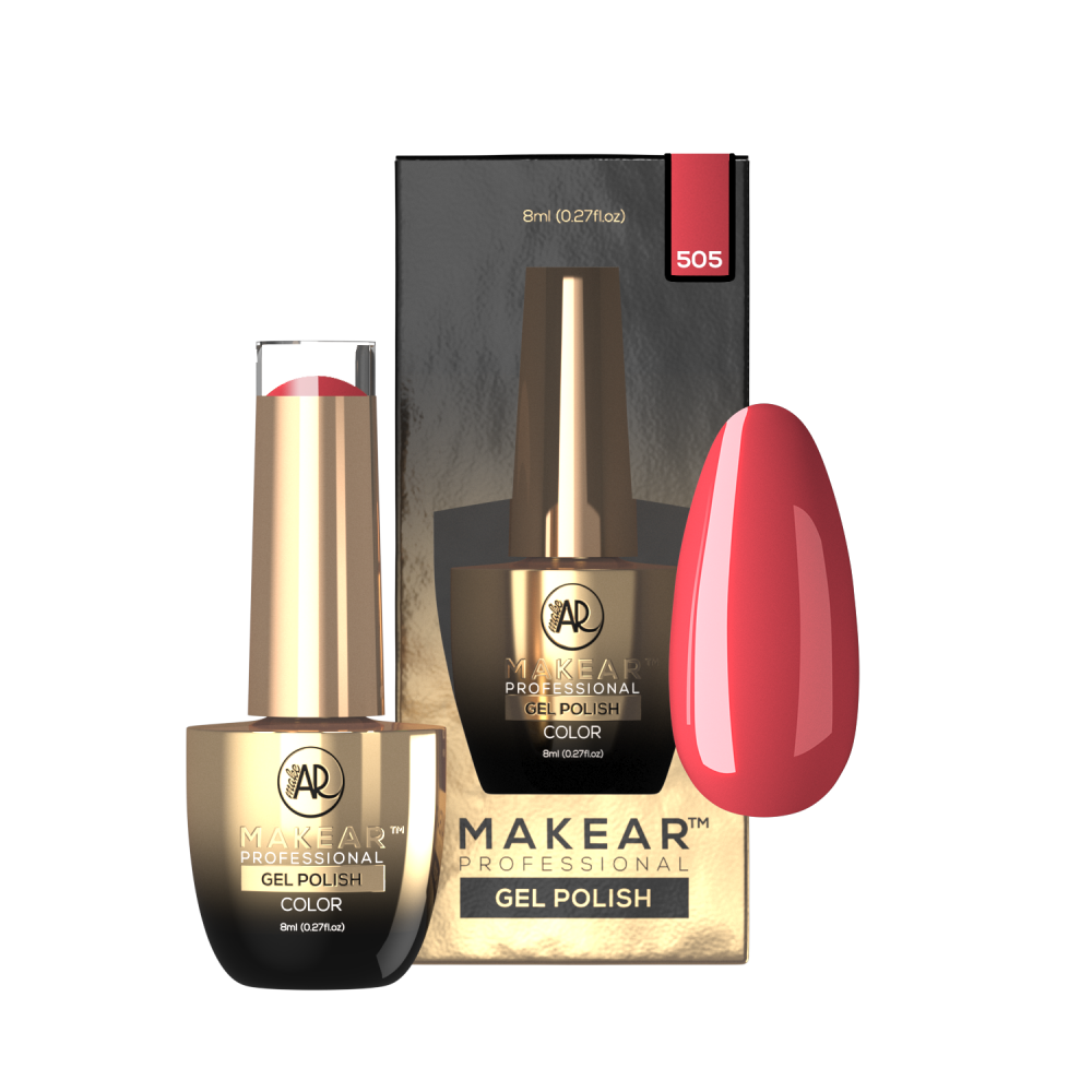 MAKEAR UV LED GEL POLISH LAKIER HYBRYDOWY 8ml HEMA FREE