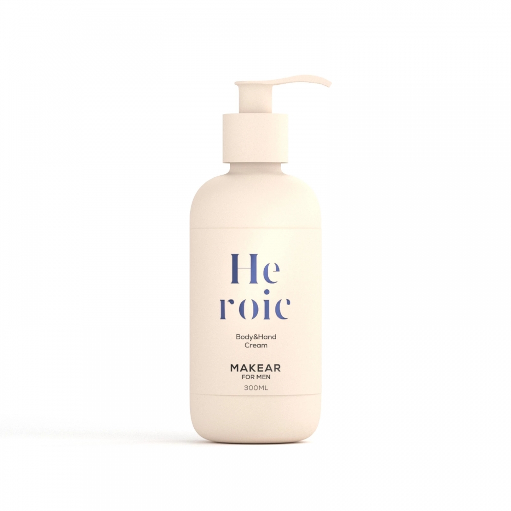 MAKEAR KREM DO CIAŁA I RĄK DLA MĘŻCZYZN HEROIC 300ML